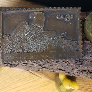 Vintage Bald Eagle 6 Cent belt buckle
